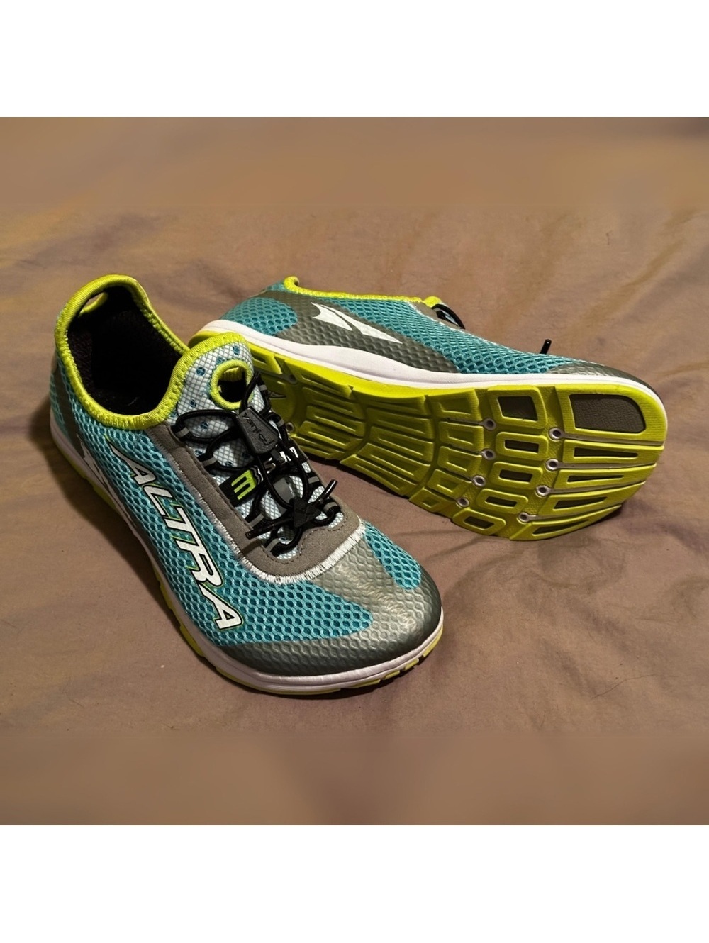 NEW Altra 3-Sum Zero Drop Trail Road Running Shoes Aqua Green | Women’s Size 7.5
